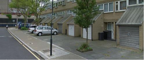 Reedworth Street before the SuDS retrofit