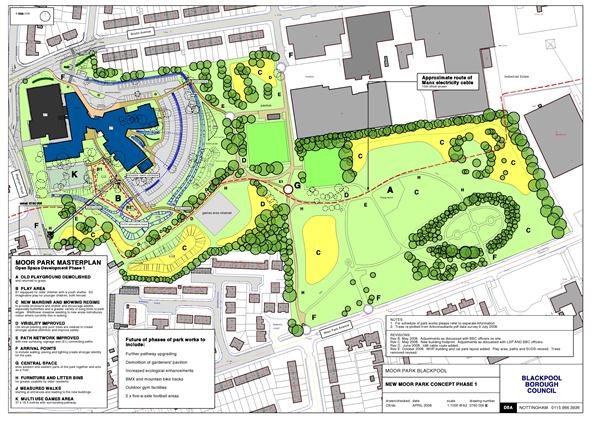 Figure 1 Moor Park SuDS master plan
