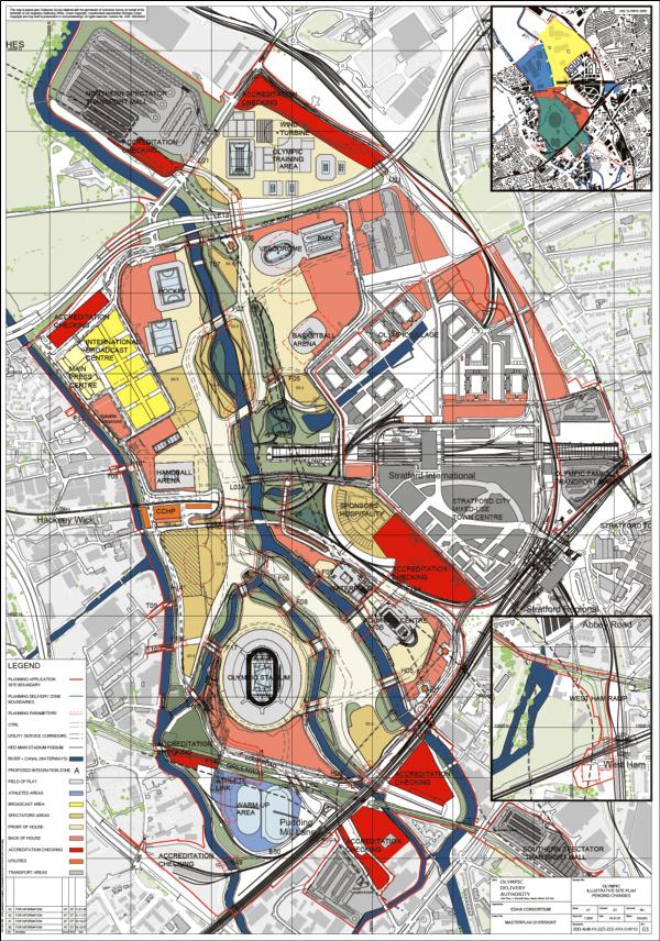 Figure 2 Olympic Park Map SuDS