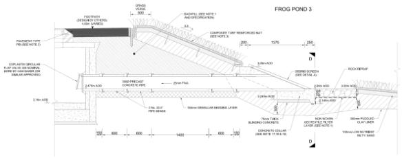 Figure 9 SuDS Pond outlet design