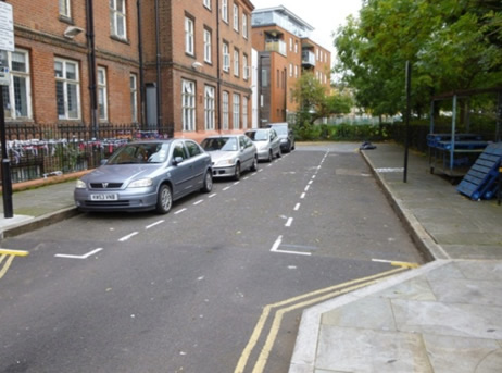 Derbyshire Street Pocket Park - Eastbound