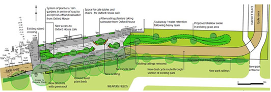 Figure 4: Derbyshire Street proposed layout