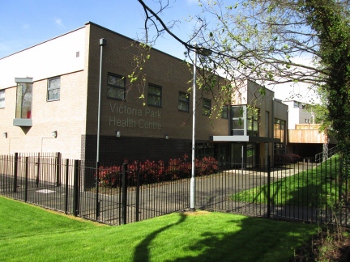 Victoria Park Health centre main entrance