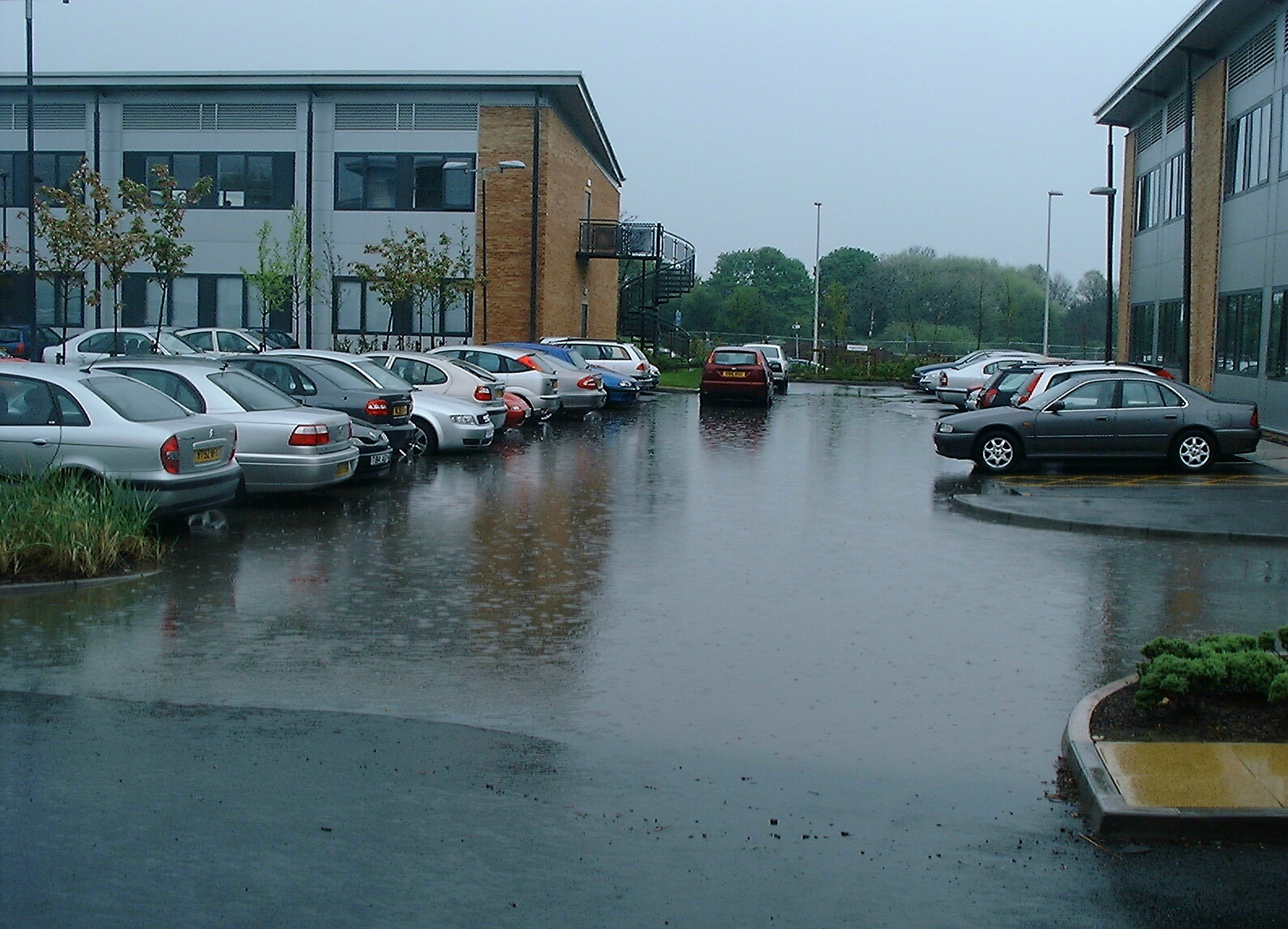 Temporary Ponding - SuDS